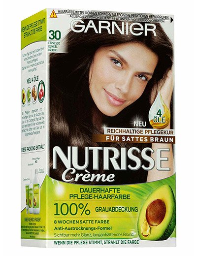 haarfarbe haarfarben marken nutrisse dunkelbraun 30